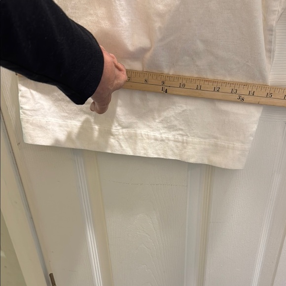 White Wide Leg Pants with Relaxed Fit - Picture 7 of 16